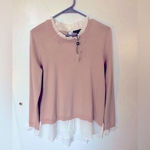 Adrianna Papell (Macy’s) two in one 2 in 1 top